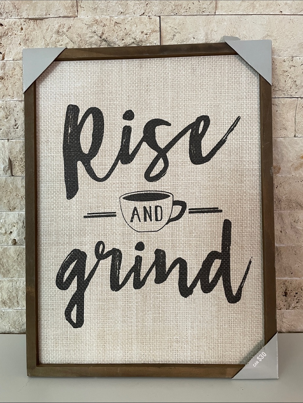 Rise and Grind Wall Sign